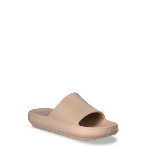 No Boundaries Women’s Comfort Slides, Sizes 6-12